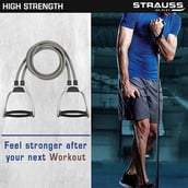 4 - Strauss Double Toning Tube,  Grey  Free Size 