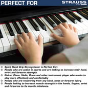 4 - Strauss Foam Hand Grip,  Blue 