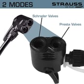5 - Strauss Bicycle Air Pump,  Black 
