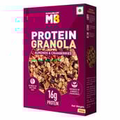 8 - MuscleBlaze Protein Granola, Almonds & Cranberries 350 g