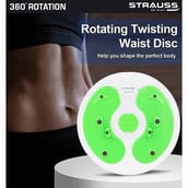 7 - Strauss Tummy Twister, White and Green 100 kg