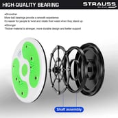 4 - Strauss Tummy Twister, White and Green 100 kg