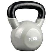 B Fit USA Vinyl Kettle Bell, Grey 16 kg