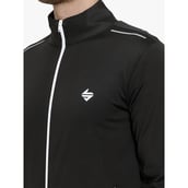 5 - John Ally Jacket for Men with Two Side Zipper Pocket,  Black  2XL 