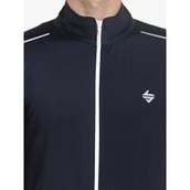 5 - John Ally Jacket for Men with Two Side Zipper Pocket,  Navy  XL 