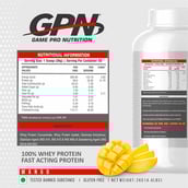 2 - Gamepro Nutrition 100% Whey Protein,  4.4 lb  Mango 