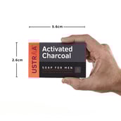 8 - Ustraa Activated Charcoal Soap (Pack of 8),  100 g  for Men 