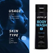 7 - Ustraa Body Wash,  250 ml  Taurine (Pack of 2) 