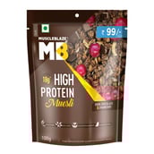 MuscleBlaze High Protein Muesli, 100 g Dark Chocolate & Cranberry