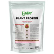 2 - Fitday Plant Protein Powder,  0.88 lb  Chocolate 