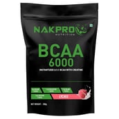 1 - Nakpro BCAA 6000,  0.44 lb  20 Servings  Lychee 