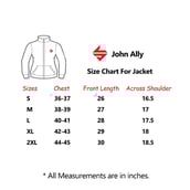 4 - John Ally Color block Jacket with Two Side Zipper Pocket,  Black  XL 