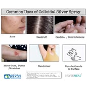 Silverheal Colloidal Silver Spray, Fragrance Free 200 ml Kills 99.9% Bacteria and Germs