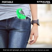 6 - Strauss Adjustable Hand Grip with Counter,  Green 