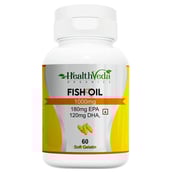 1 - Health Veda Organics Fish Oil 1000mg, 60 softgels