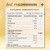 6 - Health Veda Organics Fish Oil 1000mg, 60 softgels