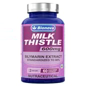 1 - Bionova Milk Thistle 600mg,  60 veggie capsule(s) 