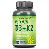1 - Nutrainix Vitamin D3+K2,  120 tablet(s)  Unflavoured 
