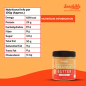 3 - Snackible Peanut Butter, 200 g Crunchy