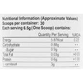 4 - Muscle Science L-Carnitine Core 3000, 0.42 lb Orange