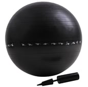 B Fit USA Anti-Burst Gym Ball with Pump (3629),  Black  65 cm 