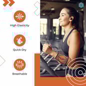 5 - Boldfit Wrist Sleeves/Support,  Black  Small 