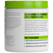 2 - MusclePharm Glutamine, 0.66 lb Unflavoured