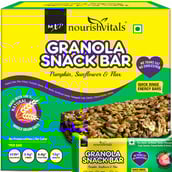 1 - NourishVitals Granola Snack Bar,  5 Piece(s)/Pack  Pumpkin, Sunflower & Flax Mix 