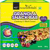 8 - NourishVitals Granola Snack Bar,  5 Piece(s)/Pack  Cranberry & Black Currant 