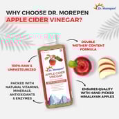 6 - Dr. Morepen Apple Cider Vinegar With 2x Mother,  0.5 L  Unflavoured 