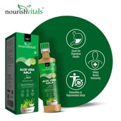4 - NourishVitals Aloe Vera Amla Juice + Giloy Neem & Tulsi Juice 500 ml Combo,  Natural  2 Piece(s)/Pack 