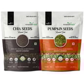 1 - NourishVitals Healthy Munching Combo,  Pumpkin + Chia Roasted Seeds  2 Piece(s)/Pack 
