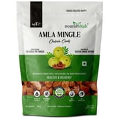 3 - NourishVitals Healthy Munching Combo,  Amla Fruit Dried Candy + Amla Mingle Chatpata Candy  2 Piece(s)/Pack 