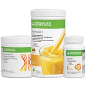Herbalife Formula 1 Afresh Energy Drink & Protein Powder Combo,  3 Piece(s)/Pack  Mango + Peach + Unflavoured 