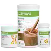 Herbalife Formula 1 Afresh Energy Drink & Protein Powder Combo,  3 Piece(s)/Pack  Dutch Chocolate + Elaichi + Unflavoured 