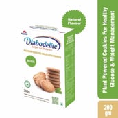 3 - Quantum Naturals Quanto Diab Forte 120 Capsules + Diabodelite Cookies - Natural & Jeera & Ajwain Flavour Combo, 3 Piece(s)/Pack