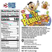 3 - Dymatize Elite 100% Whey Protein,  5 lb  Fruity Pebbles 