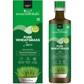 1 - NourishVitals Pure Wheatgrass Juice, Unflavoured 500 ml