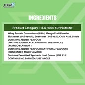 6 - XLR8 Flavoured Whey Protein 24 g Protein,  1 lb  Mango 