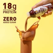 6 - MuscleBlaze 18g Protein Shake (No Added Sugar),  12 Piece(s)/Pack  Chocolate & Strawberry Cream