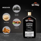 4 - Man Arden Activated Charcoal Shampoo,  250 ml  Gentle Detox Smooth & Shine 