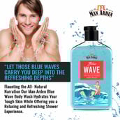 4 - Man Arden Shea & Vitamin E Body Wash,  250 ml  Blue Wave 