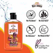 6 - Man Arden Shea & Vitamin E Body Wash,  250 ml  Play Sports 