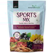 2 - NourishVitals Sports Mix Seeds, Nuts & Berries, Unflavoured (Pack of 2) 200 g