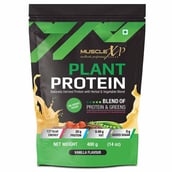 2 - MuscleXP Plant Protein with Herbal and Vegetable Blend, 0.44 lb Vanilla (Pack of 5)