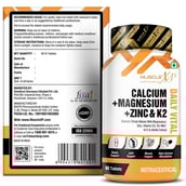 3 - MuscleXP Calcium + Magnesium + Zinc & K2,  60 tablet(s)  Unflavoured 