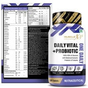 3 - MuscleXP Daily Vital + Probiotic One Daily, 60 tablet(s) Unflavoured