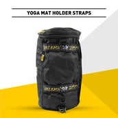 4 - MuscleBlaze Hybrid Gym Bag (UNLEASH THE ZIDD), Black