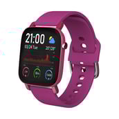 AQFiT W11 Smartwatch,  Plum  Free Size 