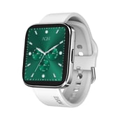 AQFiT W9 Quad Bluetooth Calling Smartwatch,  Silver  Free Size 